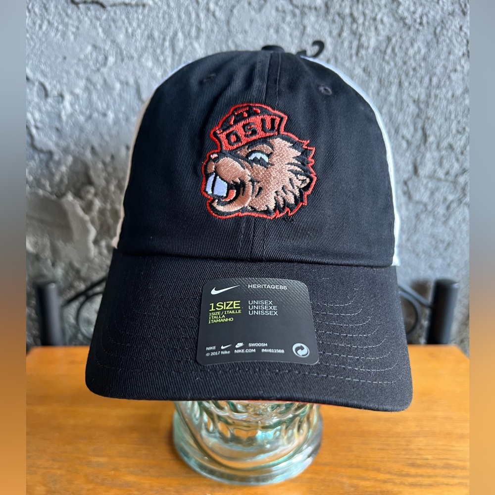 Oregon State Beavers OSU Nike Heritage 86 Throwback Logo Relaxed Dad Hat